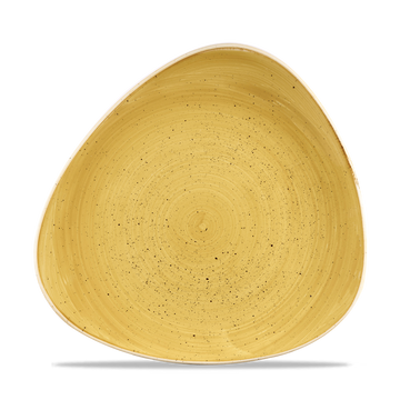 Mustard Seed Triangle Plate 28.5cm